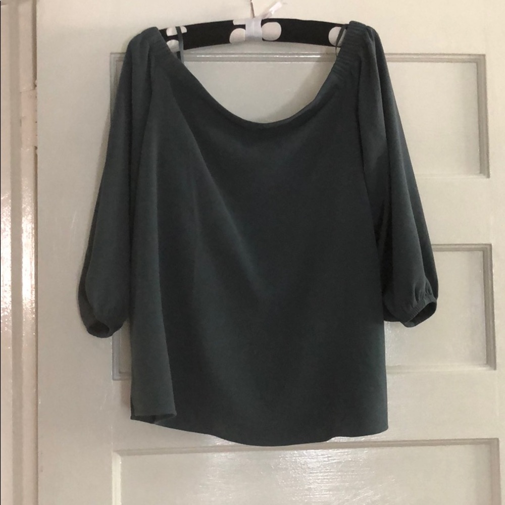 Ann Taylor off the shoulder blouse size M